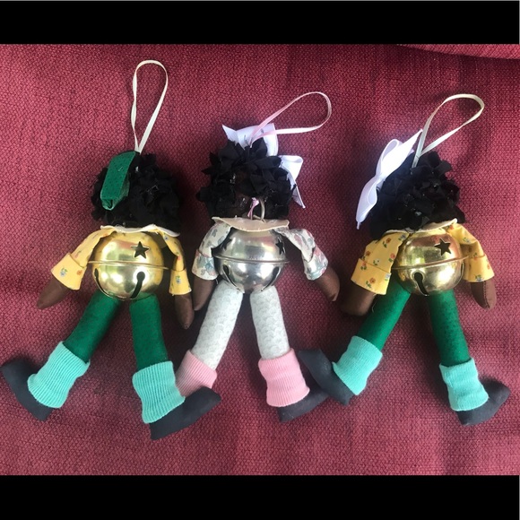 3/$25 Vintage Handmade & Crafted Triplet Ornaments - Picture 4 of 12